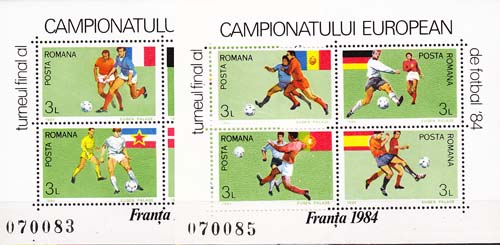 1984 Romania Football - Click Image to Close