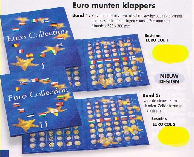 Verzamelmap voor 12 complete EURO sets - Klik op de afbeelding om het venster te sluiten