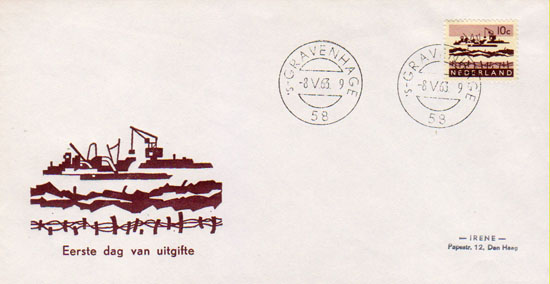 1962 Deltawerken, 10c, Irene - Click Image to Close