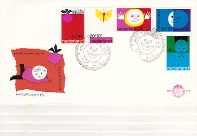 1971 complete jaargang FDC's - Click Image to Close