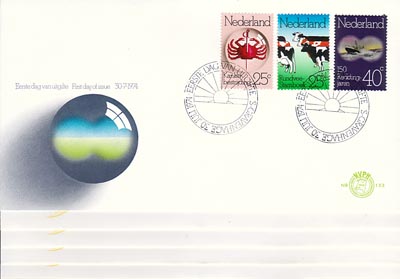 1974 complete jaargang FDC's - Click Image to Close