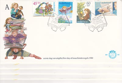 1980 complete jaargang FDC's - Click Image to Close