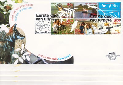2001 complete jaargang FDC's - Click Image to Close