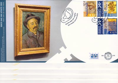 2003 complete jaargang FDC's - Click Image to Close