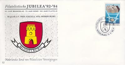1983 Middelburg, 40 jaar filatelie - Klik op de afbeelding om het venster te sluiten