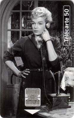 Simone Signoret, France Telecom used - Click Image to Close
