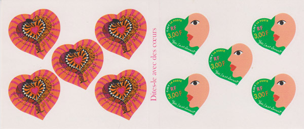 2000 carnet Sant Valentin, 10 wrd - Click Image to Close
