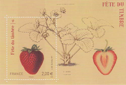 2011 Dag v.d.Postzegel, Aardbei, postfris - Klik op de afbeelding om het venster te sluiten