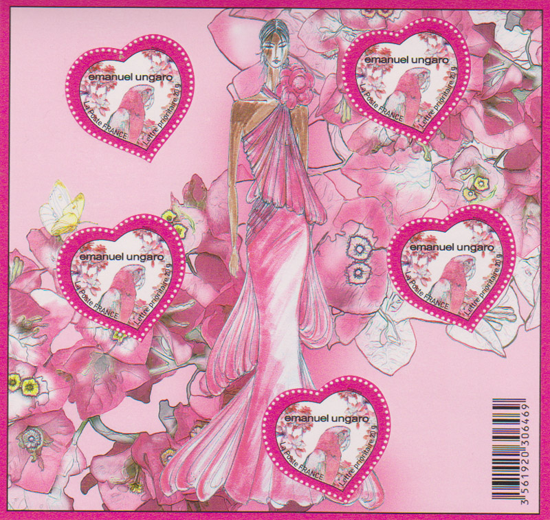2009 Velletje Valentijnsdag met 5 zegels - Klik op de afbeelding om het venster te sluiten