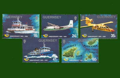 1994 Guernsey, Michel no. 645-649 - Click Image to Close