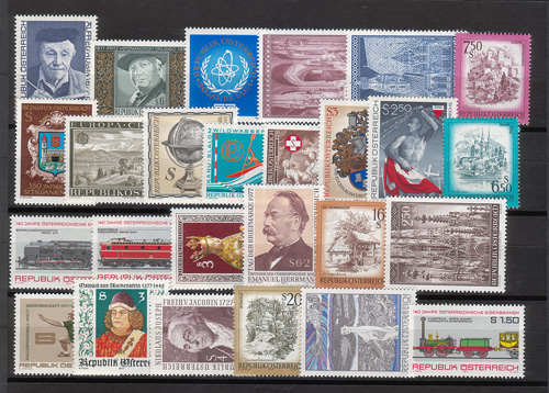 Austria complete year 1977, mint - Click Image to Close
