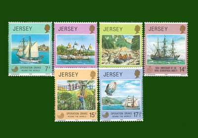 1980 Jersey, Michel no. 228-233 - Click Image to Close