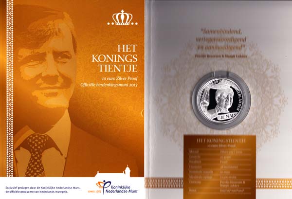 2013 Koningstientje Proof zilver - Click Image to Close