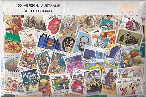 100 verschillande Australie Gr.formaat - Klik op de afbeelding om het venster te sluiten