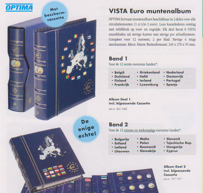 Leuchtturm Euromuntenalbum Luxe II incl. 6 bladen - Klik op de afbeelding om het venster te sluiten