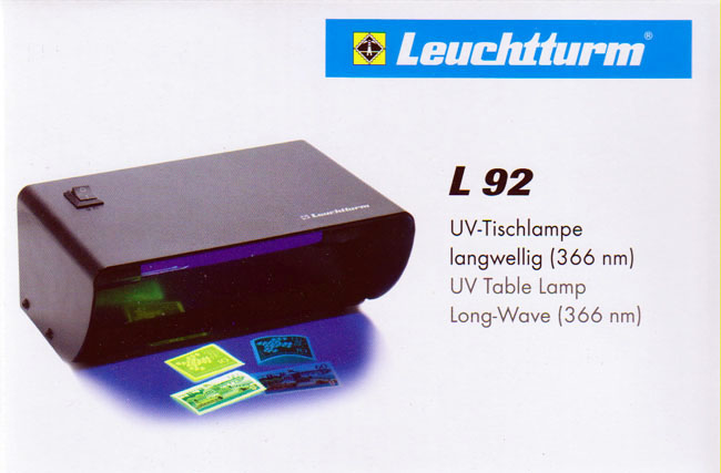 UV lamp, table model 220 volt, long wave - Click Image to Close