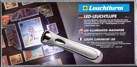 LED magnifier, brimless luxury metal edition - Click Image to Close