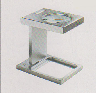 Leuchtturm dradenteller chrome, vergroot 10x - Click Image to Close