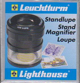 Leuchtturm, staande loupe, 10x verstelbare lens en mm verdeling - Click Image to Close