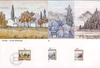 Liechtenstein MK39, Schilderijen van Anton Ender 1983 - Klik op de afbeelding om het venster te sluiten