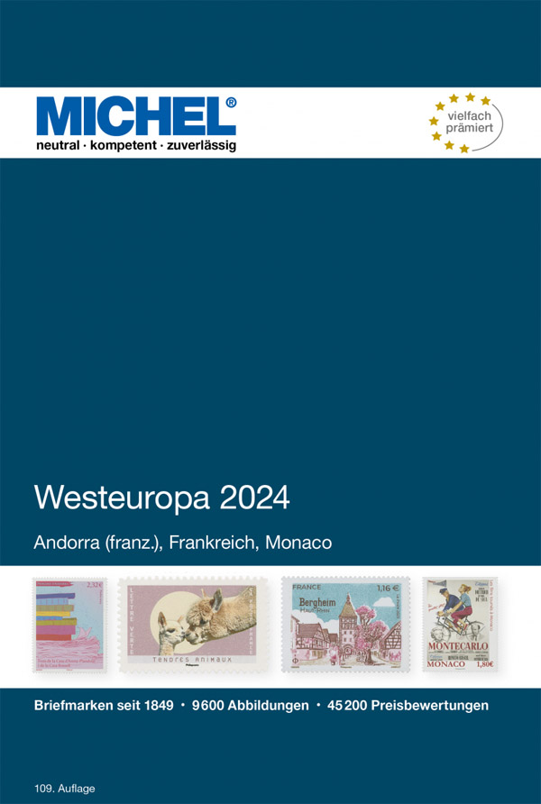 Michel West Europa 2024, in kleur, harde kaft deel 3 - Klik op de afbeelding om het venster te sluiten