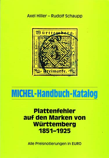 Michel Handboek Plaatfouten Wurttemberg 1851-1925 - Klik op de afbeelding om het venster te sluiten