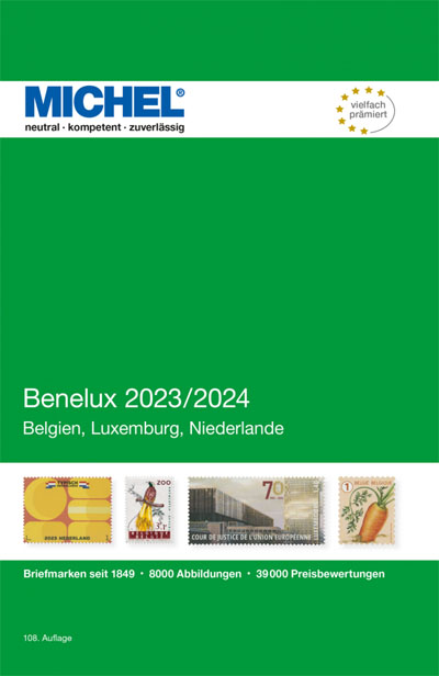 Michel Benelux 2023, in kleur, harde kaft, deel 12 - Klik op de afbeelding om het venster te sluiten