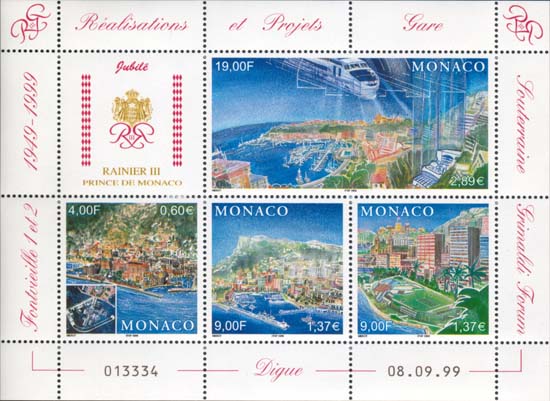Monaco 1999 projecten postfris - Klik op de afbeelding om het venster te sluiten