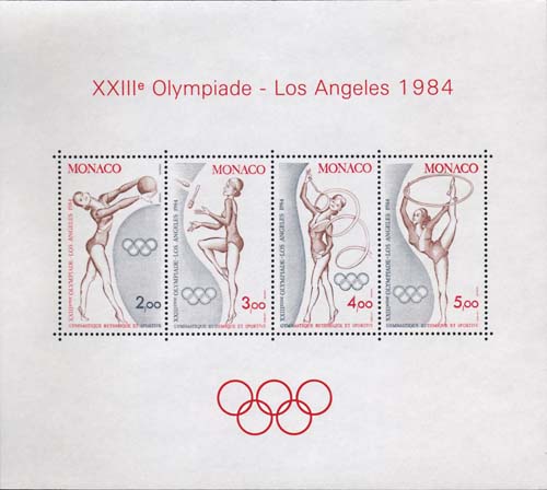 Monaco 1984 Olympics - Click Image to Close