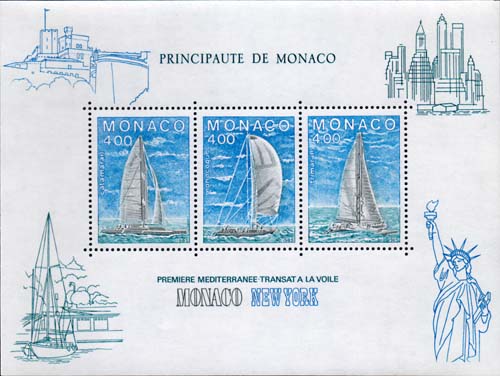 Monaco 1985 schepen postfris - Klik op de afbeelding om het venster te sluiten