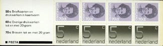 1982 Postzegelboekje no.27a - Click Image to Close