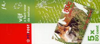 2001 Postzegelboekje no.64, Hart voor de natuur - Klik op de afbeelding om het venster te sluiten