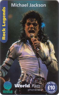 Michael Jackson , 10 pond kaart - Klik op de afbeelding om het venster te sluiten