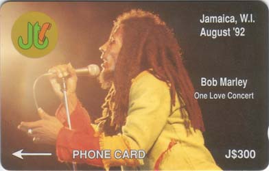 Bob Marley, J$.300, gebruikt - Klik op de afbeelding om het venster te sluiten
