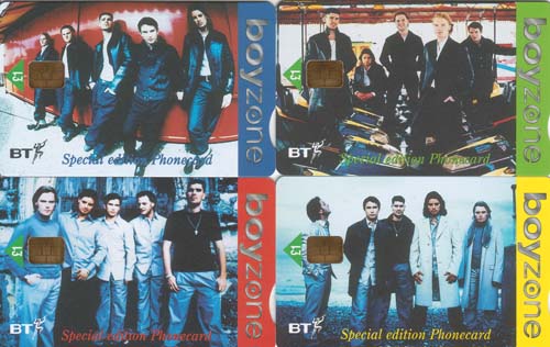 Boyzone, BT, 4 cards in folder - Click Image to Close