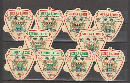 1968 Sierra Leone Olympics Moscow - Click Image to Close