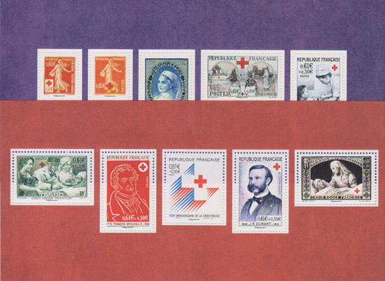 2014 150 jr. Franse Rode Kruis, no.95-95A - Klik op de afbeelding om het venster te sluiten