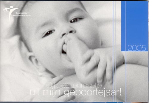 Babysets 2005, incl. cpl. set Euro's BU. - Klik op de afbeelding om het venster te sluiten