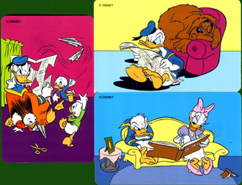 N-Zeeland, Donald Duck story part V, 3 cards new - Click Image to Close