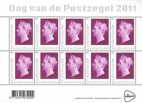 2011 Dag van de Postzegel - Klik op de afbeelding om het venster te sluiten