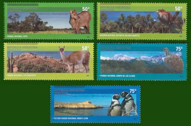 Argentina, 5 stamps - Click Image to Close