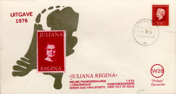 1976 Juliana Regina, 0,55 gulden - Klik op de afbeelding om het venster te sluiten