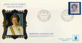 1986 Beatrix, 1,50 gulden, rolzegel - Klik op de afbeelding om het venster te sluiten