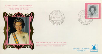 1986 Beatrix, 7 gulden, rolzegel - Klik op de afbeelding om het venster te sluiten