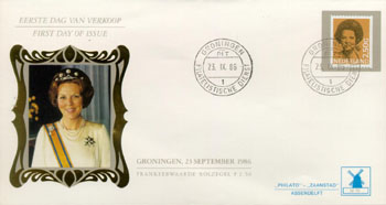 1986 Beatrix, 2,50 gulden, rolzegel - Klik op de afbeelding om het venster te sluiten