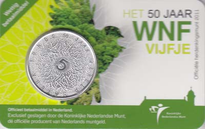 2011 WNF vijfje, 5 Euro - Click Image to Close
