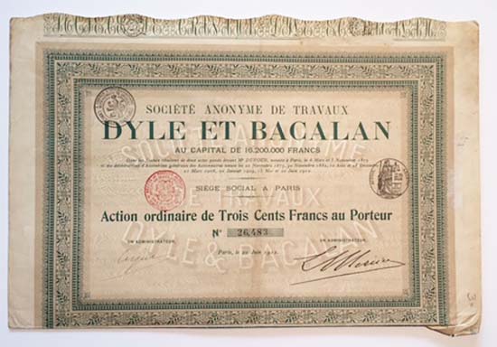 1912 DYLE et BACALAN, Paris - Click Image to Close