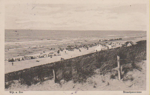 Wijk aan Zee, Strandpanorama - Klik op de afbeelding om het venster te sluiten