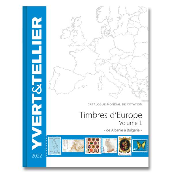 Yvert Europe part 1, countries A-B in colour, 2022 - Click Image to Close