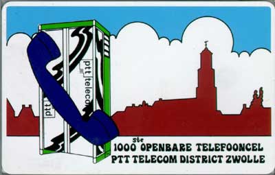 Zwolle, 1000ste openbare telefooncel - Klik op de afbeelding om het venster te sluiten